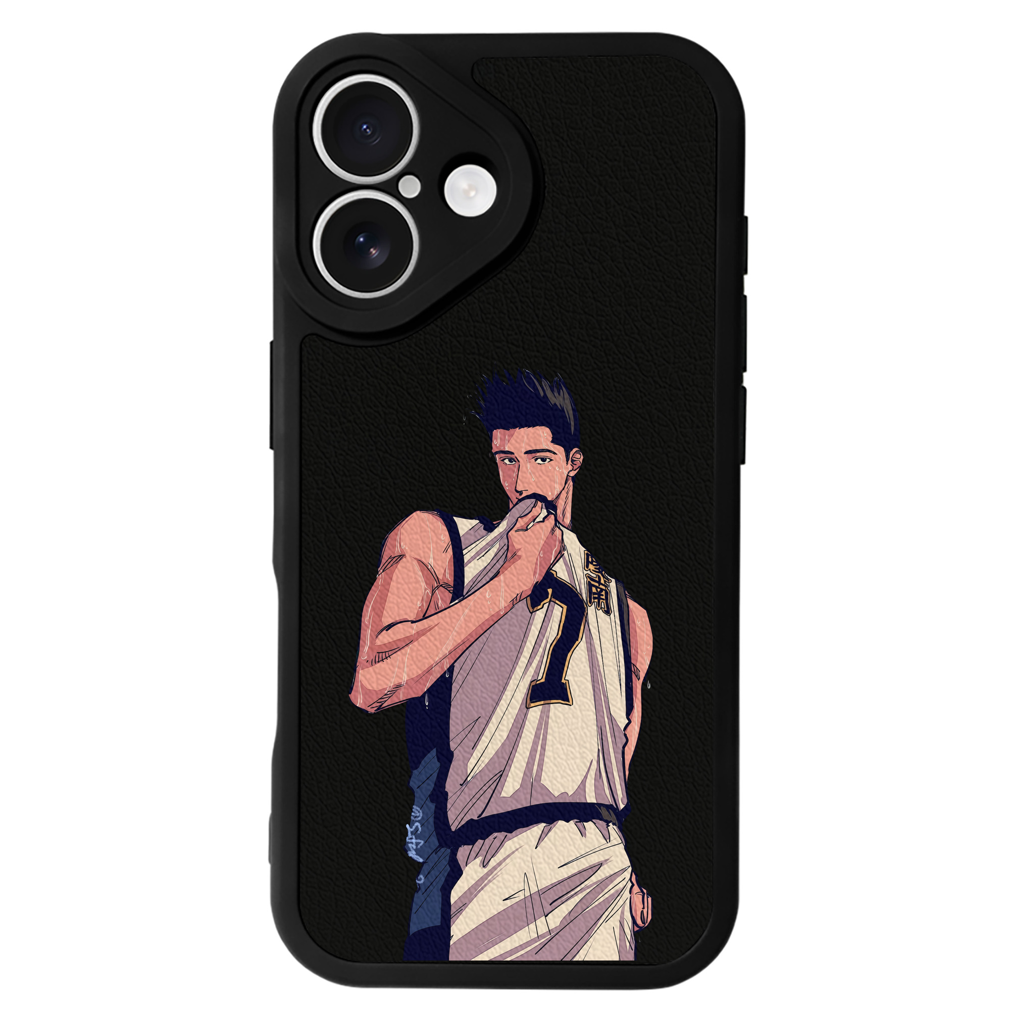 （画像用） SLAM DUNK／スラムダンク 【iPhone 16シリーズ対応】シリコンスマホケース（レザー調） 材質：シリコン